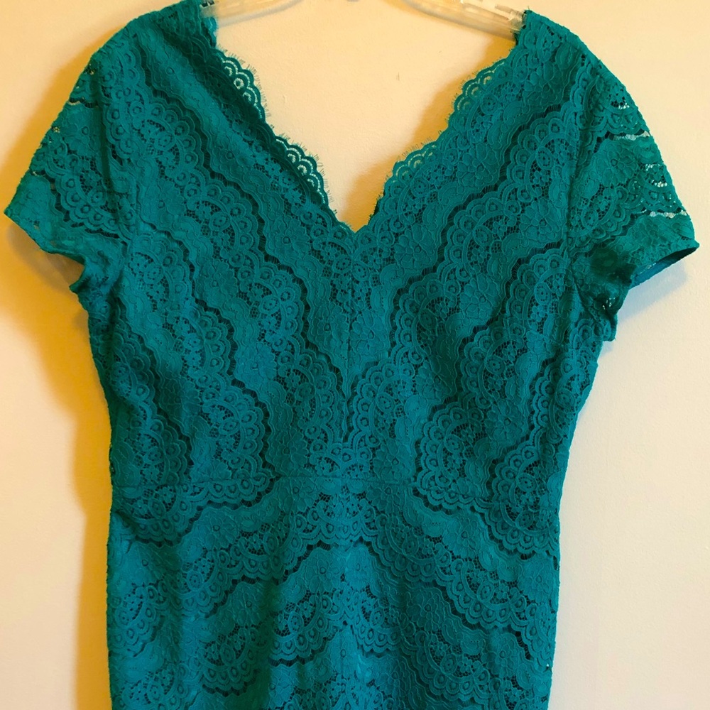 Beautiful green lace dress